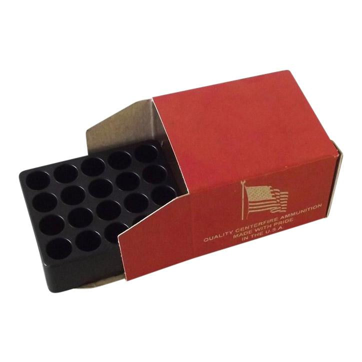 #16 Ammunition Packaging Box & Trays Combo for .38 Special / .357 Magnum - 20 Round Capacity