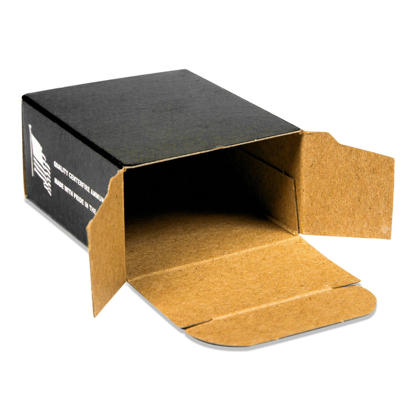 01 Cardboard Ammo Box for .380, 9mm, or .38 Super – Top Brass