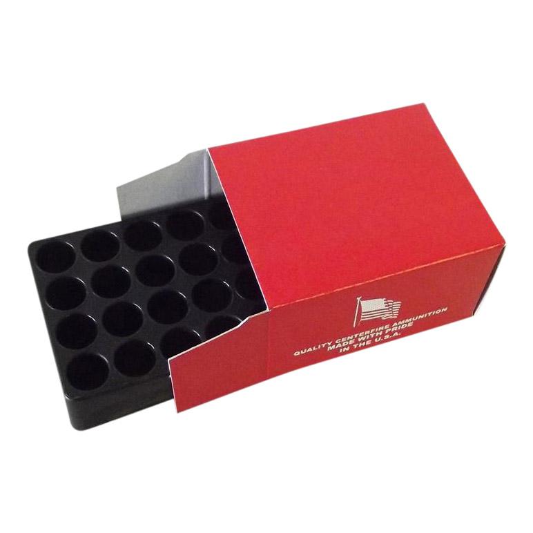 #20 Ammunition Packaging Box & Tray Combos for  .41 Remington Mag / .44 Magnum / .45 Colt - 20 Round Capacity