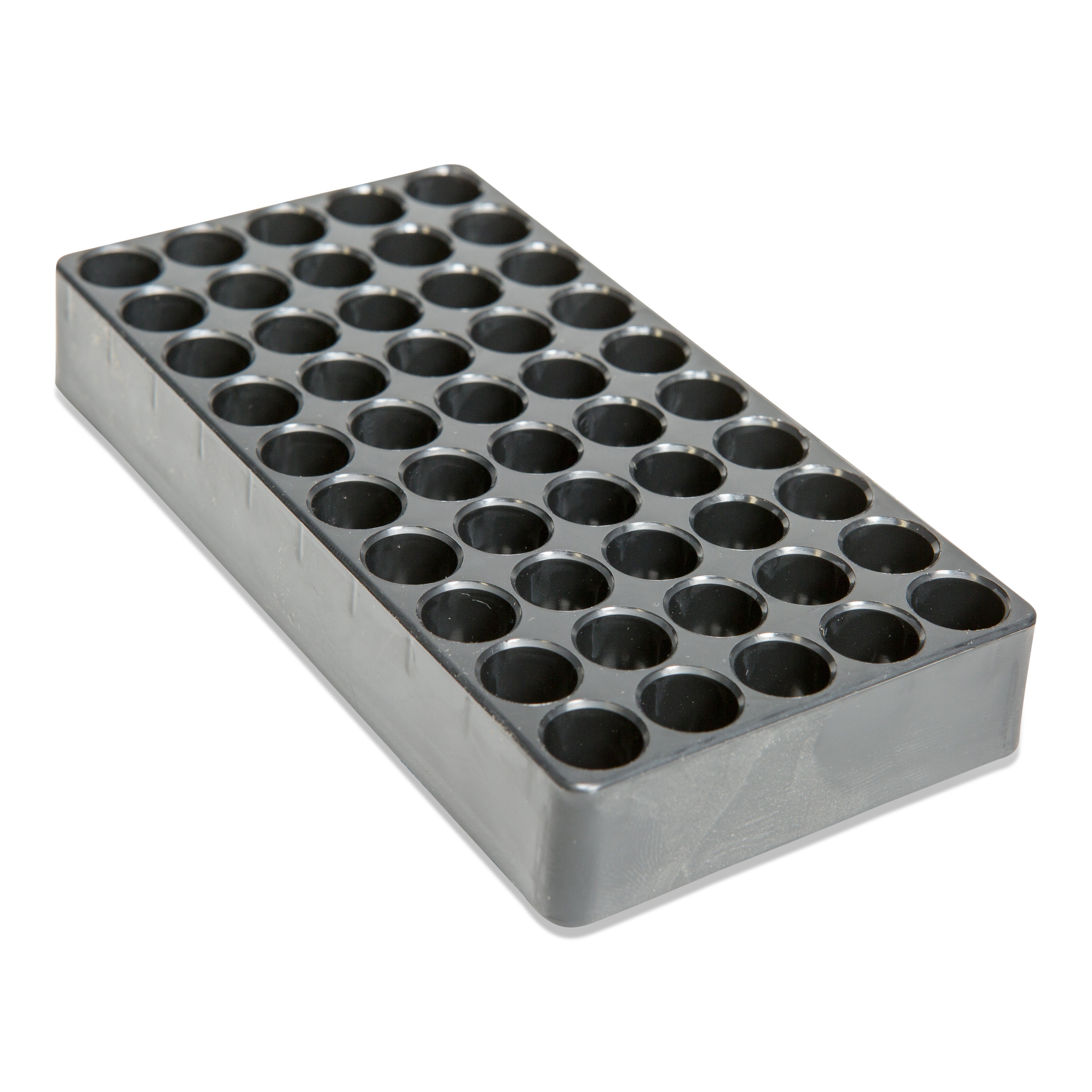 Black Plastic Ammunition Tray for 9mm, 380, .38, or . 357 Magnum - 20 or 50 Capacity