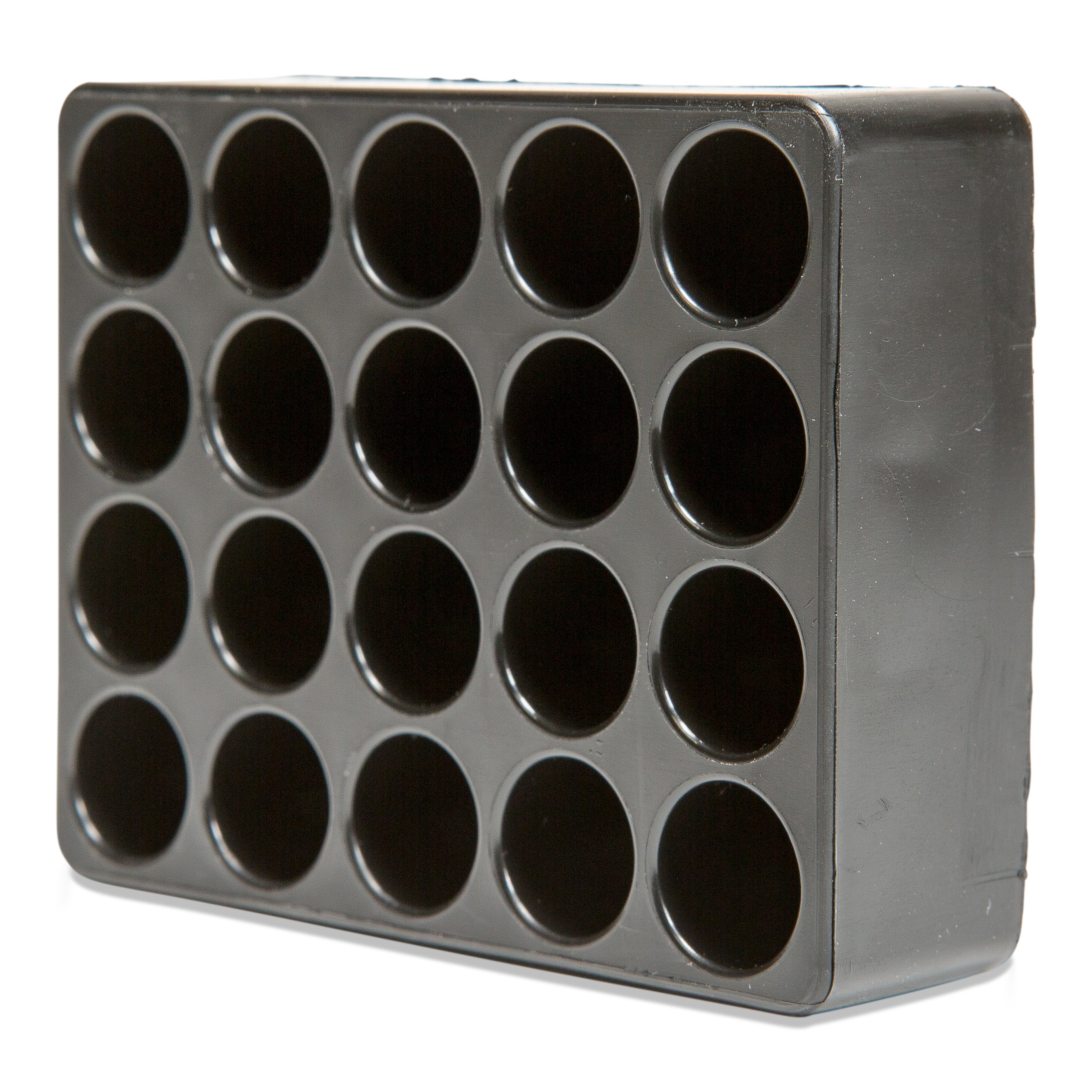 Black Plastic Ammunition Tray for .45 ACP, 10mm, .40 S&W, .44 Mag, & .45 Colt